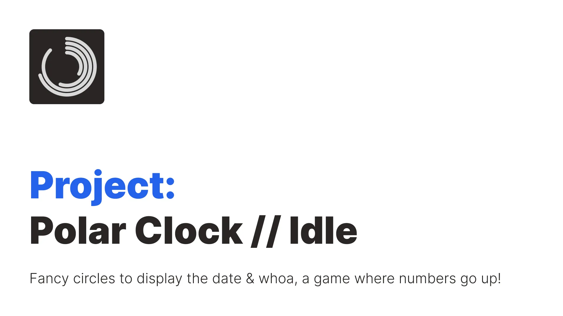 Polar Clock Thumbnail